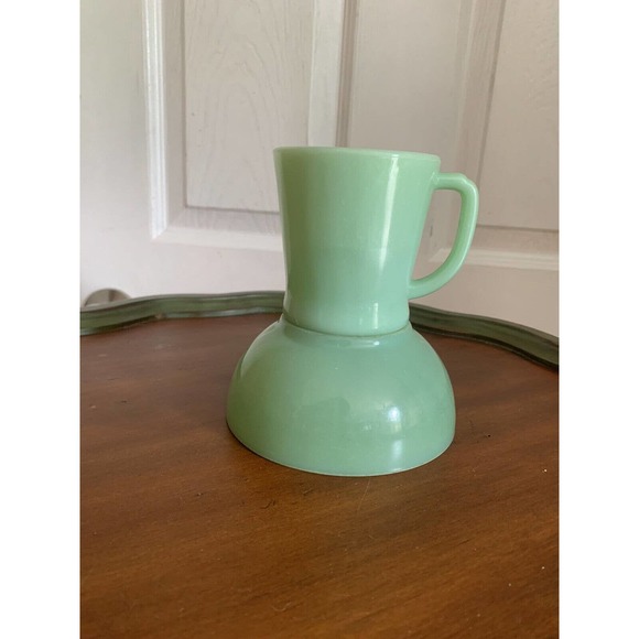 Fire King Dining Fire King Jadeite D Handle Mug And Cereal Bowl